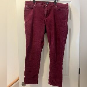 Gap corduroy skinny jeans